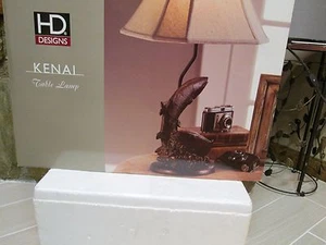 HD Designs KENAI Fish Table Lamp NEW (LOCAL PICK UP ONLY) - Picture 1 of 4
