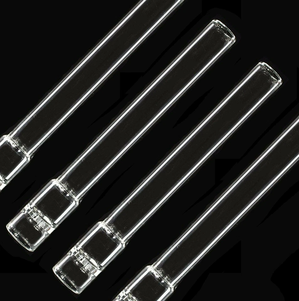 Chem-Si Solo Glass Tube Stem Straight Air Drying Tube 4 PACK (No Screens) - Image 1 of 1