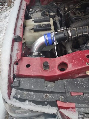 KIT FILTRO ADMISIÓN AIRE FORD RANGER 1998-2001 3.0L V6 XL XLT EDGE (ROJO) Foto 1 de 2