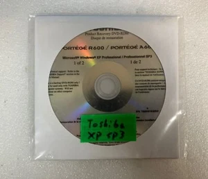 ~ New Toshiba Portege R600 / A600 Recovery Media Windows XP Pro SP3 (No Key) - Picture 1 of 2