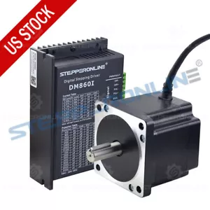 1 Axis CNC Kit 4.8Nm Nema 34 Stepper Motor 680oz.in 6A 80mm & Driver DM860I - Picture 1 of 4