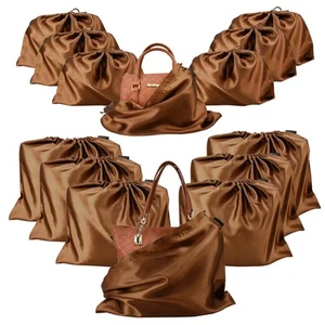 12 Pcs Dust Bags for Purses and Handbags Satin Purse Storage Organizer With D... - Picture 1 of 7