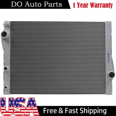 Aluminium Radiator for BMW X5 2009-2018 X6 2008-2016 17117533472 17117807624 - Image 1 of 4