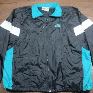 Vintage Nike Jacket Mens Large Windbreaker Full Zip 90s Retro Athletic Philippin - Picture 1 of 12