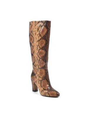 WHITE MOUNTAIN Womens Brown Cushioned Pointed Toe Block Heel Dress Boots 6 - Image 1 of 4