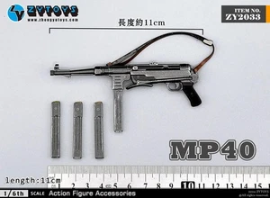 Zytoys 1/6 männlich WWII MP40 Gewehr Gewehr Waffe Modell für 12" Figur Spielzeug - Bild 1 von 8