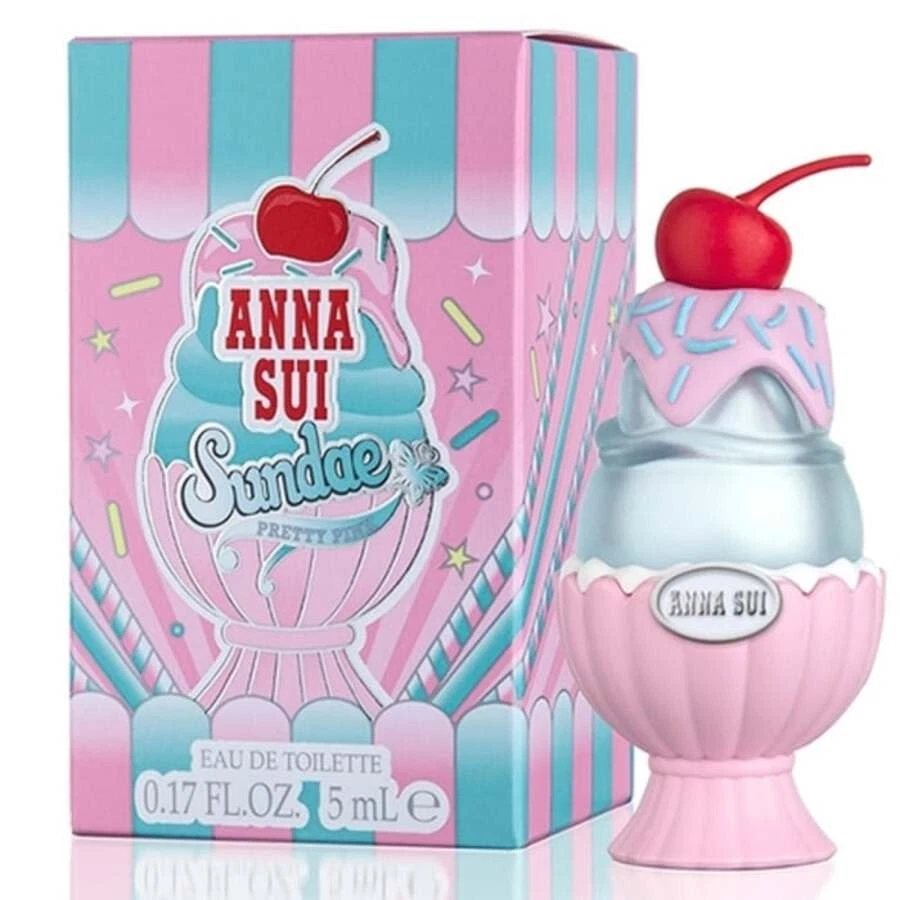 Anna Sui Ladies Sundae Pretty Pink EDT 0.17 oz Fragrances 085715295347 - Image 1 of 1