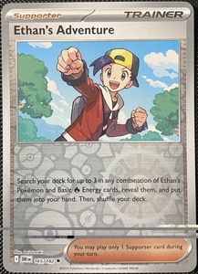 Ethan's Adventure 165/182 Sv10: Destined Rivals Reverse Holo - Carta Pokémon - Imagen 1 de 2