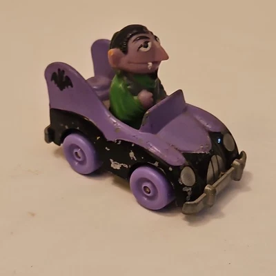 Coche de colección Playskool 1982 Muppets The Count púrpura de metal negro Plaza Sésamo Foto 1 de 4