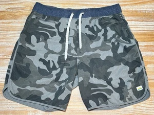 Vuori Banks Shorts Mens XL Gray Camouflage 7" Unlined Athletic Gym Workout - Picture 1 of 15