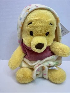 Disney Parks 2023 Babies Baby Winnie the Pooh Blanket Pouch Swaddle Plush NWT - Picture 1 of 5