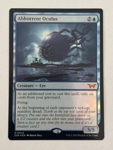Abhorrent Oculus-Mythic 42-MTG Duskmourn: House of Horror-NM-FOIL - Picture 1 of 2