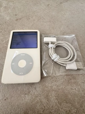 Apple iPod classic 5th Generation Black (30GB) MA146J Wolfson DAC New Battery! - Image 1 of 4