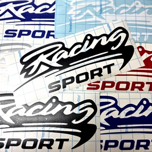 RACING SPORT-  DECAL  12 INCHES - FREE SHIPPING - Picture 1 of 13