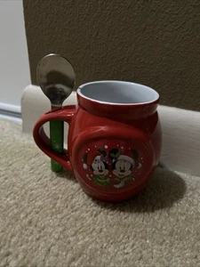 Disney Topolino e Minnie Tazza di Natale Rossa con Cucchiaio Set 2018 - Foto 1 di 24