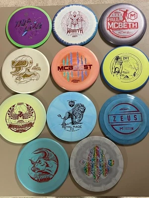 Disc Golf Lot 11 Rare and Sought After Innova, MVP, Discraft and Discmania !! - Image 1 of 4