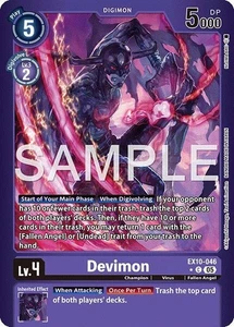 Devimon (Limited Foil) EX10-046 C Common Sinister Order NM - Picture 1 of 1