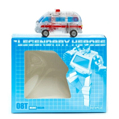  Newage NA H8T Ratchet Transparent Mini Warrior Heroes Action Figure Toy - Image 1 of 4