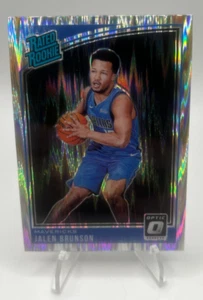 2018-2019 Donruss Optic Shock Jalen Brunson Rated Rookie #179 Knicks (F) - Picture 1 of 2