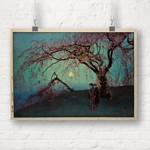 Hiroshi Yoshida: Kumoi-Zakura (Kumoi Cherry Trees) Fine Art Print/Poster - Picture 1 of 1