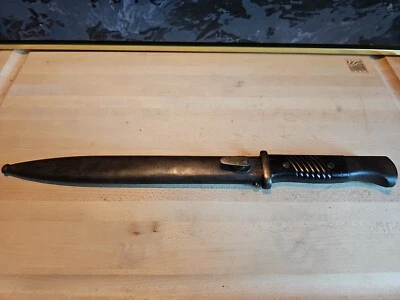 BEAUTIFUL F. Herder 1937 K98 Bayonet with Matching Scabbard GREAT CONDITION - Image 1 of 4