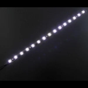 0,3m (30cm) LED Streifen Band Leiste 12V Kalt Weiß 6000K IP65 18LEDs 60LED/m SMD - Picture 1 of 1