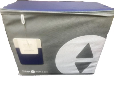 Sleep Number California King Duvet Set Midnight 100" X 100" New - Image 1 of 4