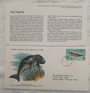 AFRICA KENYA 1977 - WWF - THE DUDONG - FDC - Picture 1 of 2