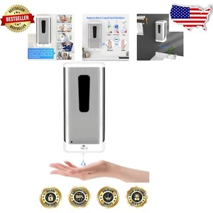 Battery-Powered 1000ML Touchless Soap Dispenser with Transparent Viewing Window - Picture 1 of 11