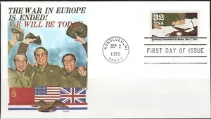 US Scott #2981f "World War II, Victory at Last" Fleetwood FDC - Picture 1 of 1