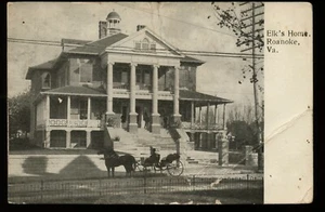 Postal BPOE Elks Club Lodge Home Roanoke Virginia - Imagen 1 de 2