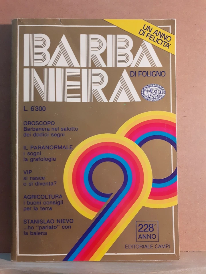 Barbanera 1990 - 228° anni - editoriale campi -  - Immagine 1 di 1