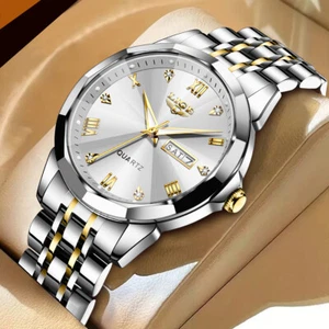 Men Women Watch Quartz Analog Luminous Watches 3ATM Waterproof Wristwatch Gift - Picture 1 of 8