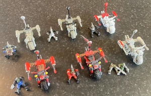 Warhammer 40K Gorkamorka ORK WARBIKE MOB x6 Plastic Citadel 2nd Ed 90s Job Lot - Picture 1 of 14