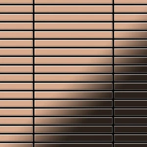 Mosaico azulejo macizo metal cobre laminado cobre 1,6 mm fuerte lineal-CM - Imagen 1 de 5
