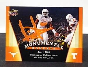 VINCE YOUNG signed Autographed 2011 Upper Deck Football Card #93 Texas Longhorns - Picture 1 of 2