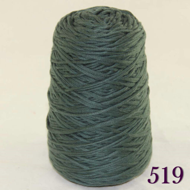 Patons Country Life Chunky Cotton Blend Yarn - 1 Skein Color Green #6176