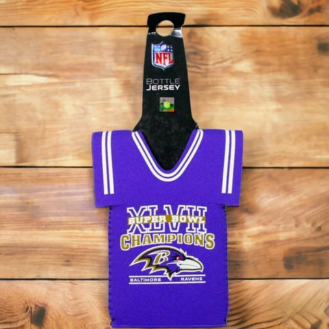 BALTIMORE RAVENS BOTTLE HOLDER COOZIE KOOZIE COOLER - FREE USA SHIPPING Cover