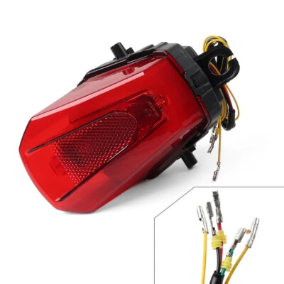 Red Red Rear Taillight Brake LED Turn Signal Light For Suzuki GSXR1000 2017-2021 - Image 1 of 4