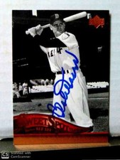 BOBBY DOERR SIGNED 2005 UPPER DECK SWEET SPOT CLASSIC CARD RED SOX HOF86 RIP!