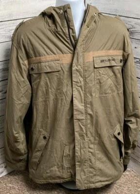 Billabong Outwear ILIO Men’s Hooded Jacket Hiking Walking Coat Green Size Large - Image 1 of 4