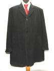 GREAT BROOK TAVERNER WOOL & CASHMERE SINGLE BREASTED CHARCOAL COAT SIZE 48" R