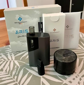 Wolkenkraft ÄRIS Premium Vaporizer in Gun Metal im Starter-Set - Bild 1 von 4