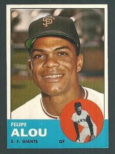Felipe Alou San Francisco Giants 1963 Topps Card #270