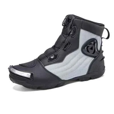 Motorcycle Boots Men Riding Protective Shoes Motorbike Equipment Racing Black - Image 1 of 4