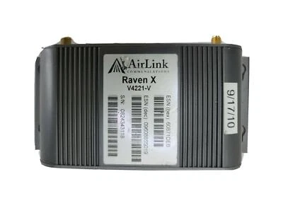 AirLink Raven X V4221-S N7N-MC5725  2417C-MC5725 Wireless Cellular Modem - Image 1 of 4