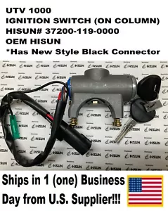 UTV 1000cc, IGNITION SWITCH-ON STEERING, #37200-119-0000,Hisun,etc. - Foto 1 di 11