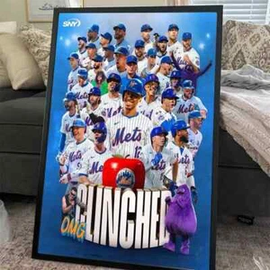 The 2024 New York Mets Are Headed to the Postseason Poster Reprint - Picture 1 of 7