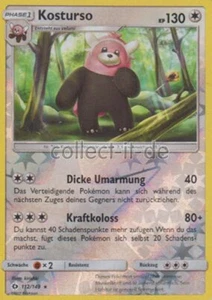 Pokemon 112/149 Kosturso - Reverse Holo - Sonne und Mond - Bild 1 von 1