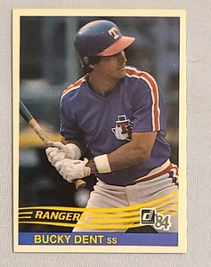Carta Baseball 1984 Donruss - #300 Bucky Dent Texas Rangers - Foto 1 di 2